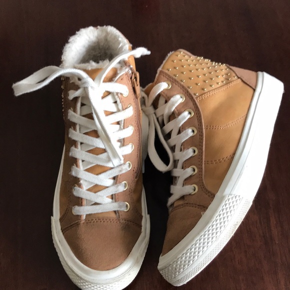 Zara high top sneakers size EUR33 US 1.5 girl - Picture 2 of 4